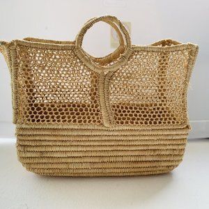 Women's Handmade Straw Tote